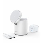 Anker 2 in 1 Magnetic Wireless Charger White Anker 2 in 1 Magnetic Wireless Charger White