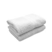 Buy Rishahome 100 Cotton2piece Bath Towel Set 33×33 Cmwhitepremium