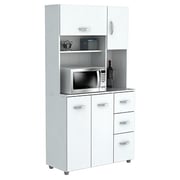 AtoZ Furniture KS-988218-1 White Kitchen Storage Cabinet Kitchen Storage