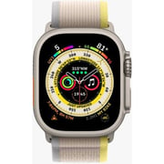 Green Lion Trial Loop Watch Strap for Apple Watch 42/44/45/49 Yellow/Grey