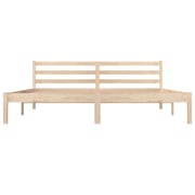 vidaXL Bed Frame Solid Wood Pine 180x200 cm 6FT Super King