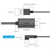 WIWU Lightning To HDMI Cable For iPhone Black WIWU Lightning To HDMI Cable For iPhone Black