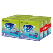FINE CARE INCONTINENCE UNISEX PULL-UPS, LARGE (WAIST 100 - 140 CM) - PACK OF 14 X 6