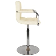 Vidaxl Bar Stool Cream Fabric Vidaxl Bar Stool Cream Fabric