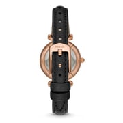 Fossil ES4506SET Carlie Mini Three-Hand Black Leather Watch and Bracelet Box Set Fossil ES4506SET Carlie Mini Three-Hand Black Leather Watch and Bracelet Box Set