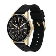 Tommy Hilfiger Austin Black Silicone Men Watch 1791636