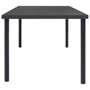 Vidaxl Outdoor Dining Table Anthracite 150x90x74 Cm Steel Vidaxl Outdoor Dining Table Anthracite 150x90x74 Cm Steel