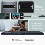 Spigen Thin Fit designed for Google Pixel 7 PRO case cover - Metal Slate