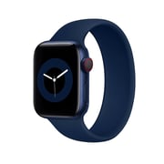 Promate Silicone Solo Loop Strap Replacement for Apple Watch Series 38/40mm, Size-M, Loop-40M N.Blue Promate Silicone Solo Loop Strap Replacement for Apple Watch Series 38/40mm, Size-M, Loop-40M N.Blue