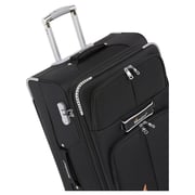 Senator Soft Spinner Trolley Luggage Bag Black 28inch LL00328BLK