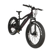 Gammax E Mountain Fat Bike 26 Inch, Black