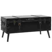 vidaXL Coffee Table MDF and Steel 102x51x48 cm vidaXL Coffee Table MDF and Steel 102x51x48 cm