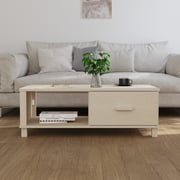 vidaXL Coffee Table HAMAR Honey Brown 100x55x35 cm Solid Wood Pine vidaXL Coffee Table HAMAR Honey Brown 100x55x35 cm Solid Wood Pine