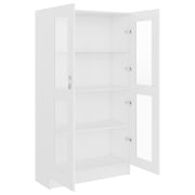 Vidaxl Vitrine Cabinet White 82.5x30.5x150 Cm Engineered Wood Vidaxl Vitrine Cabinet White 82.5x30.5x150 Cm Engineered Wood