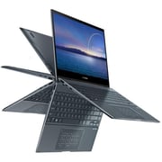ASUS Zenbook Flip 13 OLED Touch Laptop - 11th Gen Core i7 2.8GHz 16GB 1TB Shared Win11Home 13.3inch FHD OLED Pine Grey English/Arabic Keyboard with Stylus Pen UX363EA-OLED101W