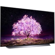 LG OLED 4K Smart TV 48 Inch C1 Series Cinema Screen Design 4K Cinema HDR webOS Smart with ThinQ AI Pixel Dimming