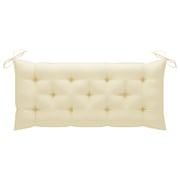 Vidaxl Cushion For Swing Chair Cream White 120 Cm Fabric Vidaxl Cushion For Swing Chair Cream White 120 Cm Fabric