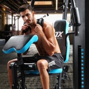 ألتيماكس محطة جيم منزلي متعددة الوظائف Multi Home Gym مع الأثقال المكدس مع باور تاور محطة تمرين السحب مقعد Situp وتمرين ضغط الإجل ألتيماكس محطة جيم منزلي متعددة الوظائف Multi Home Gym مع الأثقال المكدس مع باور تاور محطة تمرين السحب مقعد Situp وتمرين ضغط الإجل