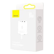 Baseus Compact Fast Charger White