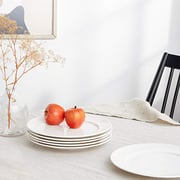 Fortessa Fortaluxe Superwhite Vitrified China Dinnerware, Cassia 10 5/8-Inch Dinner Plate, Set Of 6 Fortessa Fortaluxe Superwhite Vitrified China Dinnerware, Cassia 10 5/8-Inch Dinner Plate, Set Of 6
