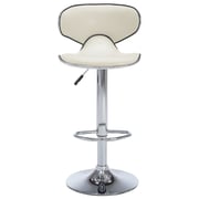 Vidaxl Bar Stools 2 Pcs Cream Faux Leather Vidaxl Bar Stools 2 Pcs Cream Faux Leather