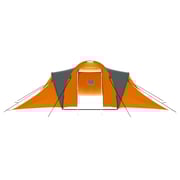 Vidaxl Camping Tent 9 Persons Fabric Grey And Orange Vidaxl Camping Tent 9 Persons Fabric Grey And Orange