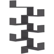 Vidaxl Wall Corner Shelves 2 Pcs Grey 40x40x50 Cm Chipboard Vidaxl Wall Corner Shelves 2 Pcs Grey 40x40x50 Cm Chipboard