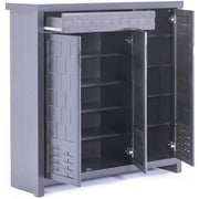 Zosimos 3 Door 1 Drw Shoe Rack 121.5*38*120.5 cm Zosimos 3 Door 1 Drw Shoe Rack 121.5*38*120.5 cm