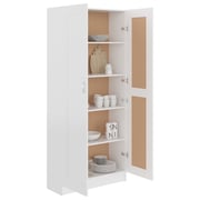 vidaXL Book Cabinet White 82.5x30.5x185.5 cm Engineered Wood vidaXL Book Cabinet White 82.5x30.5x185.5 cm Engineered Wood