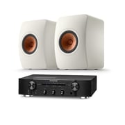 Marantz Pm6007 Amplifier Kef Ls50meta Speakers White