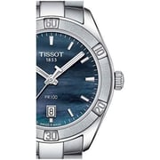 Tissot T1019101112100 Womens Blue Dial Stainless Steel Analogue Watch Tissot T1019101112100 Womens Blue Dial Stainless Steel Analogue Watch
