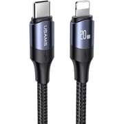 Usams USB-C To Lightning Cable 2m Black