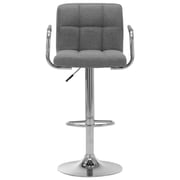Vidaxl Bar Stools 2 Pcs Light Grey Fabric Vidaxl Bar Stools 2 Pcs Light Grey Fabric