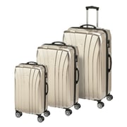 Princess Travellers JAMAICA Luggage Trolley Bag Gold Set Of 3