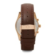 Omax PG11R65I Mens Multifunction Leather Watch Omax PG11R65I Mens Multifunction Leather Watch