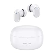 Usams-bh11 Earphone Tws Wireless Bluetooth Headset Noise Reduction Low-latency Gaming Headphone With Charging Case - White