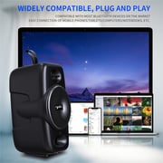 HXSJ Q8 Desktop Wireless Bluetooth 5.0 Speaker Portable Outdoor Sound Box TWS Connection TF Card U Disk AUX IN Music Player Rechargeable Battery USB Out HXSJ Q8 Desktop Wireless Bluetooth 5.0 Speaker Portable Outdoor Sound Box TWS Connection TF Card U Disk AUX IN Music Player Rechargeable Battery USB Out