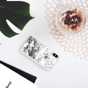 Casetify Glitter Case iPhone Xs/X Silver Clouds Casetify Glitter Case iPhone Xs/X Silver Clouds