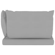 Vidaxl Pallet Sofa Cushions 3 Pcs Grey Fabric Vidaxl Pallet Sofa Cushions 3 Pcs Grey Fabric