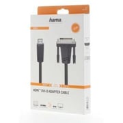Hama HDMI To DVI Cable 1.5m Black Hama HDMI To DVI Cable 1.5m Black