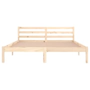 vidaXL Day Bed Solid Wood Pine 160x200 cm King Size