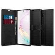 Spigen Samsung Galaxy Note 10 Plus/note 10+ 5g Wallet S Cover/case - Saffiano Black Spigen Samsung Galaxy Note 10 Plus/note 10+ 5g Wallet S Cover/case - Saffiano Black