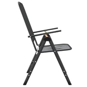Vidaxl Folding Garden Chairs 4 Pcs Expanded Metal Mesh Anthracite Vidaxl Folding Garden Chairs 4 Pcs Expanded Metal Mesh Anthracite