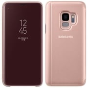 Samsung Clear View Standing Cover Gold For Galaxy S9 Samsung Clear View Standing Cover Gold For Galaxy S9