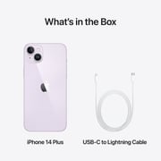 Apple iPhone 14 Plus 128GB Purple Pre-order + Clear Case + Power Adapter Apple iPhone 14 Plus 128GB Purple Pre-order + Clear Case + Power Adapter