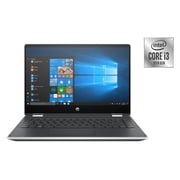 HP Pavilion x360 14-DH1013NE Convertible Touch Laptop - Core i3 2.1GHz 8GB 512GB Shared Win10 14inch FHD Natural Silver HP Pavilion x360 14-DH1013NE Convertible Touch Laptop - Core i3 2.1GHz 8GB 512GB Shared Win10 14inch FHD Natural Silver