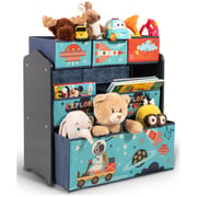 Little Explorer Multi-Bin Toy Organizer With Storage Bins Blue