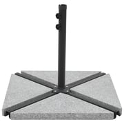 Vidaxl Umbrella Weight Plate Granite 15 Kg Triangular Grey Vidaxl Umbrella Weight Plate Granite 15 Kg Triangular Grey