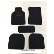 Car Mart CM Car Mat 5 Pcs, Universal - CM160 Black Car Mart CM Car Mat 5 Pcs, Universal - CM160 Black