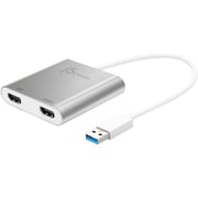J5Create USB 3.0 to Dual HDMI Monitor Adapter Silver J5Create USB 3.0 to Dual HDMI Monitor Adapter Silver